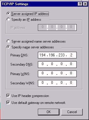 TCP/IP Setting